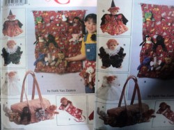 7695 Simplicity 9'' BEANBAG ANIMAL, APRON, SLEEP BAG, COSTUME PATTERN uncut
